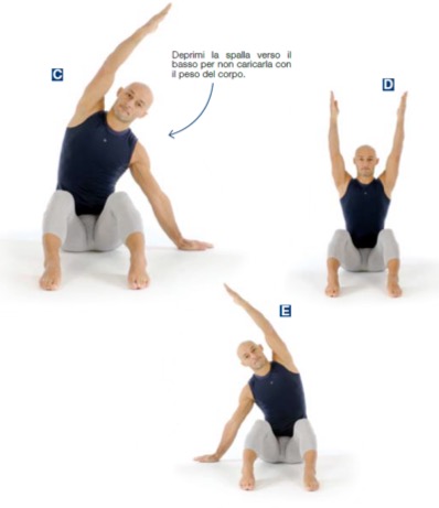 esercizi stretching flessione laterale 2