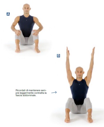 esercizi stretching flessione laterale 1
