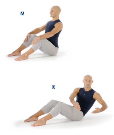 esercizi stretching torsione