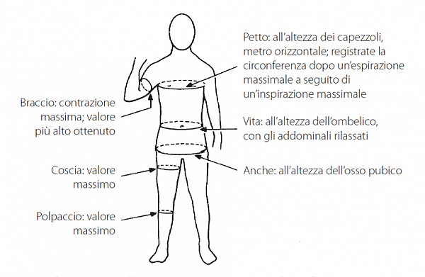 misurazione circonferenza palestra