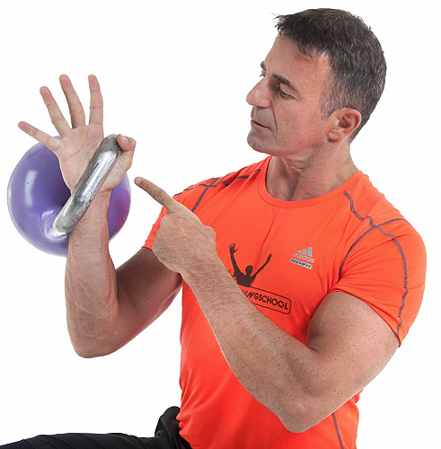 esercizi kettlebell presa 