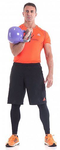 rack position frontale kettlebell